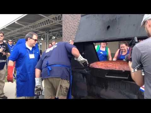World's biggest pork burger cover art